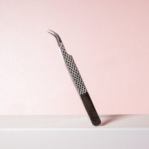 Curved Tweezer; Silver