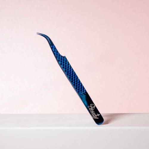 Curved Tweezer; Blue