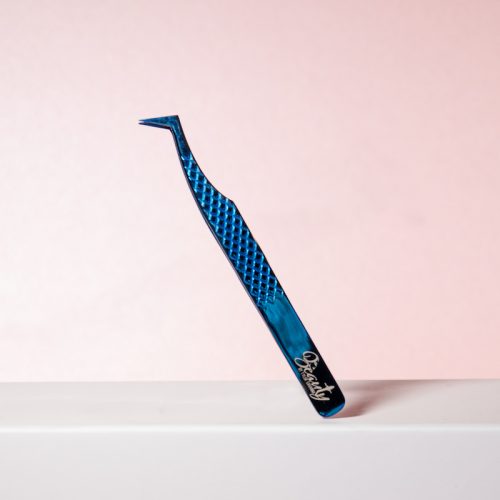 'L' Shape Tweezer; Blue