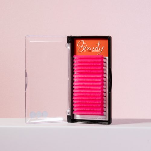 0.07 D curl Coloured Easy Fanning Lashes